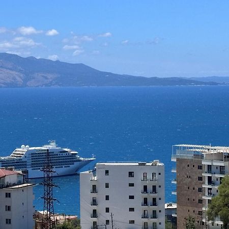 Sunset Hill Apartments Sarande Bagian luar foto